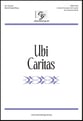 Ubi Caritas Unison/Two-Part choral sheet music cover